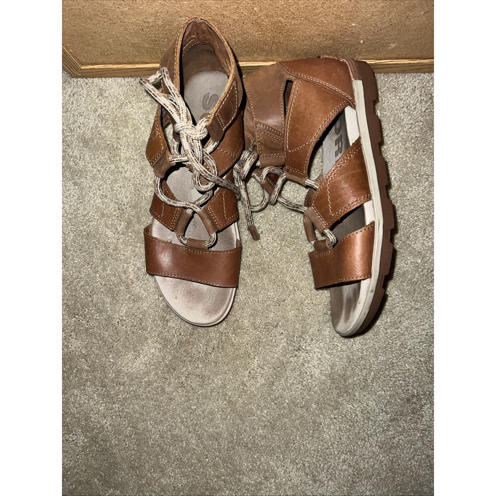Sorel Torpeda Lace Up Sandals Size 10 - Picture 3 of 8
